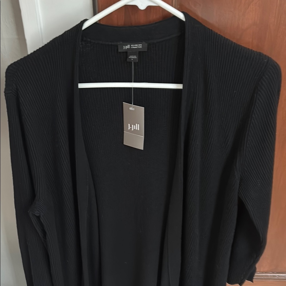 J. Jill Wearever Black Cardigan